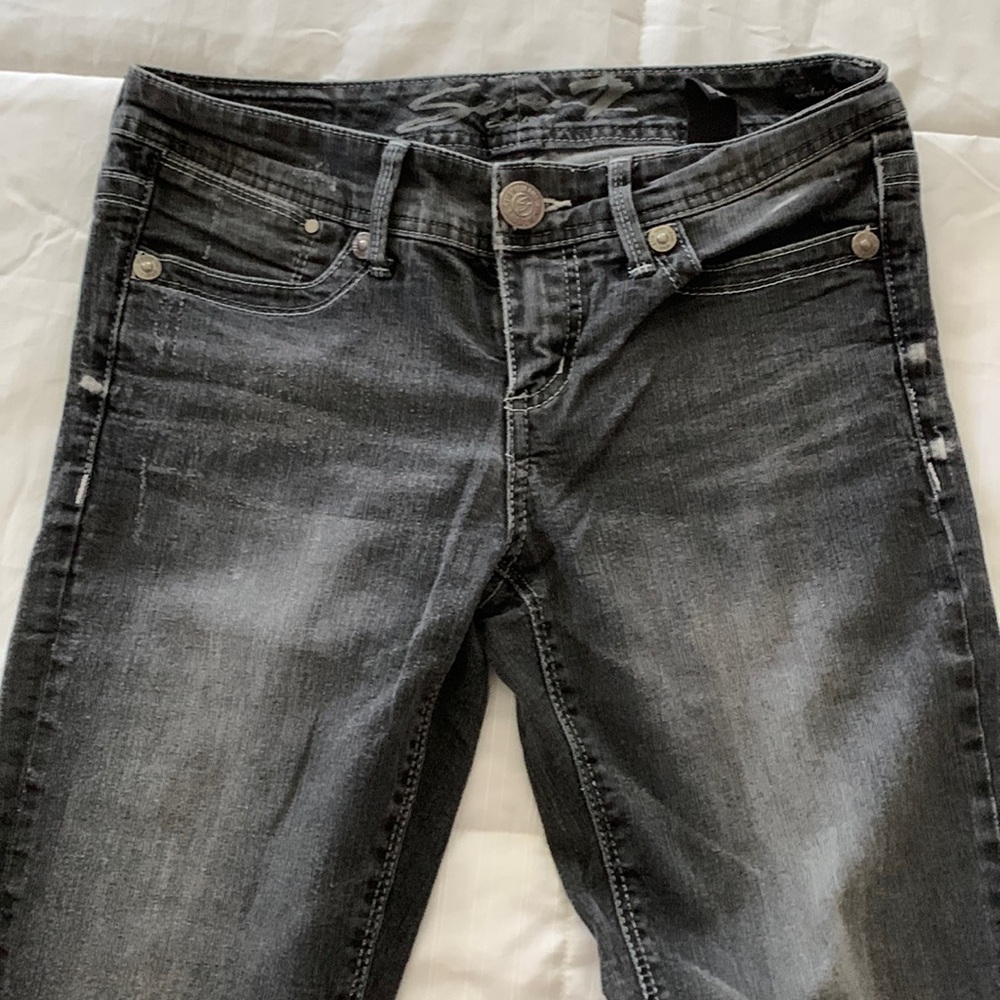 Seven Black Bootcut Jeans